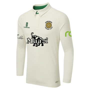 Grindleford CC - Ergo Long Sleeve Green Trim Shirt
