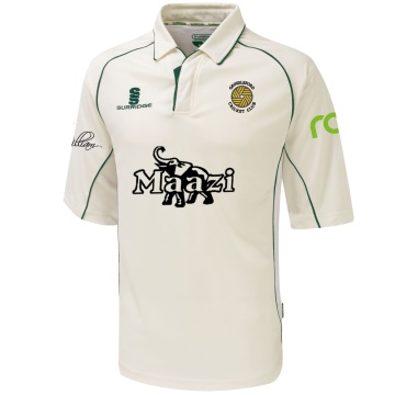 Grindleford CC - Premier 3/4 Sleeve Green Trim Shirt