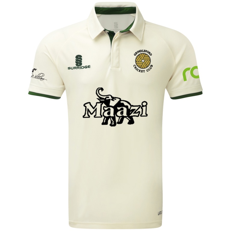 Grindleford CC - Ergo Short Sleeve Green Trim Shirt