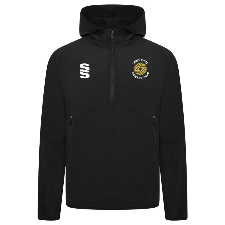 GRINDLEFORD CC Dual Elite 1/4 Zip Hoody / Rain Jacket : Black